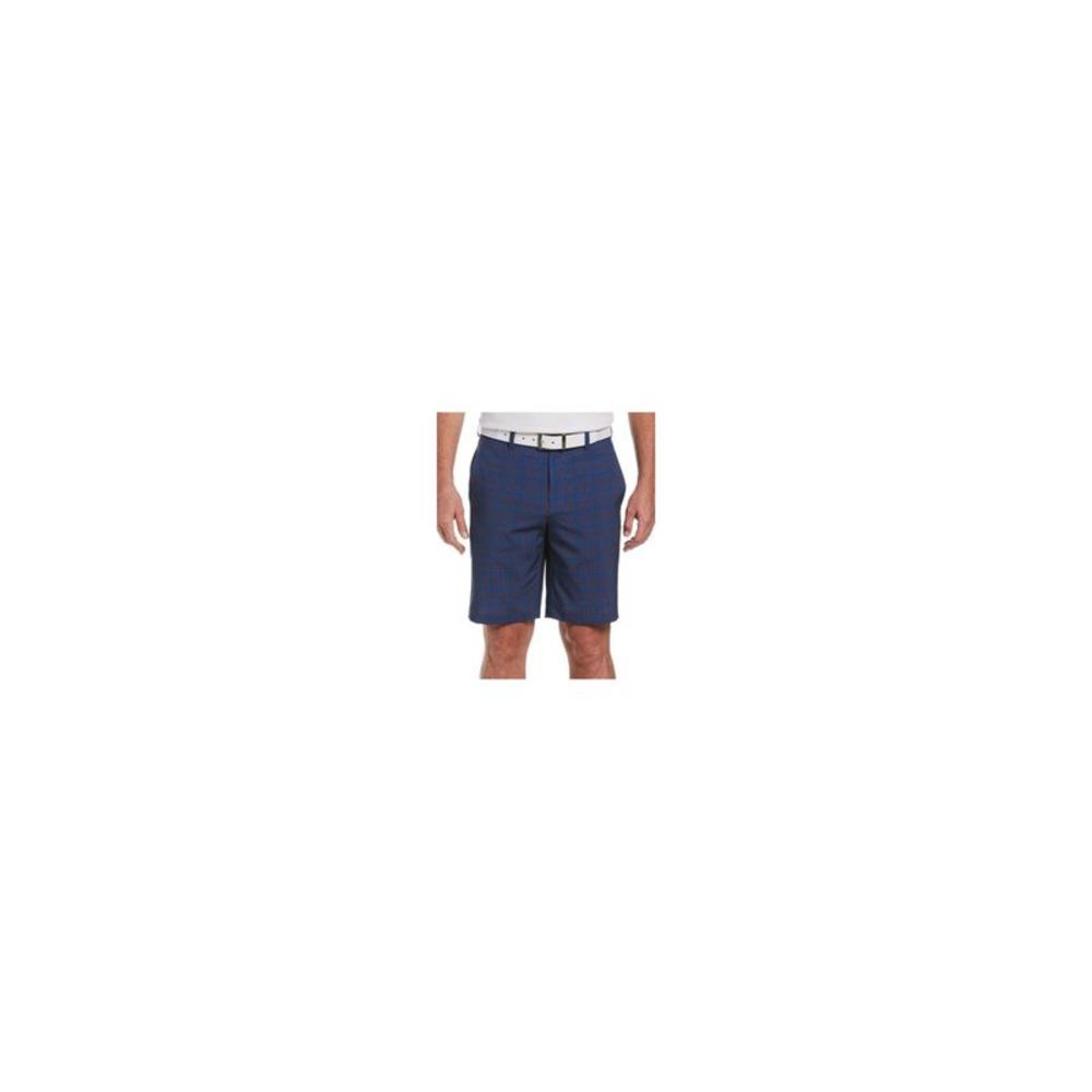 HYBRID APPAREL Mens Navy Classic Fit Stretch Shorts 34 Waist
